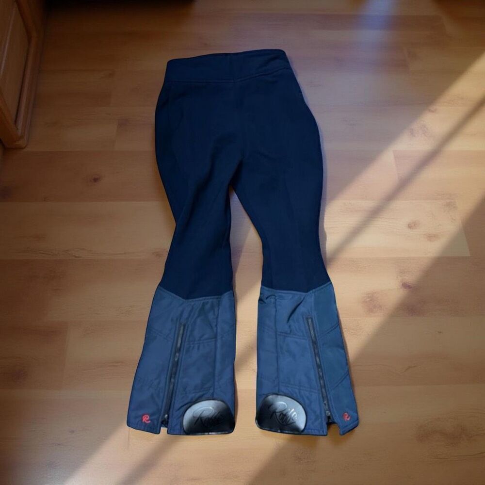 Vintage Women's Roffe Blue/Black Ski Pants Made in USA Size 10 - Picture 7 of 7